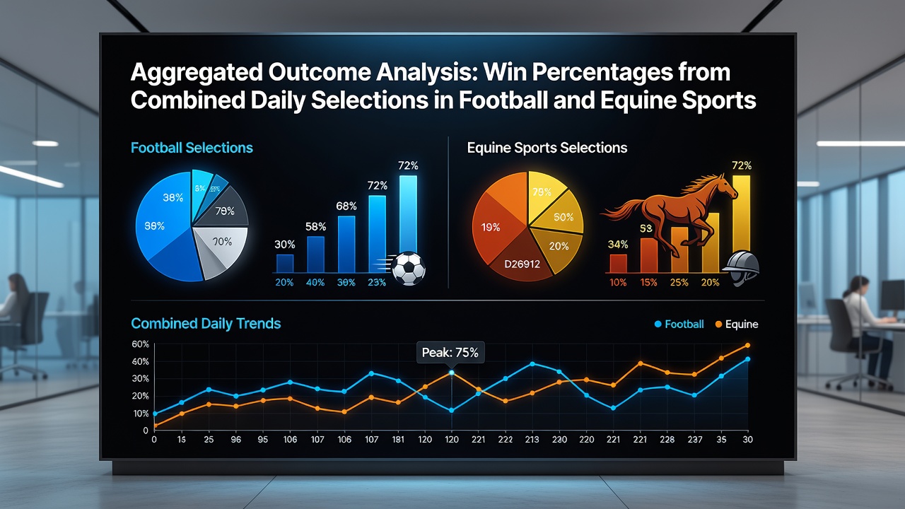 Graph comparing win rates of single-sport versus cross-sport daily betting aggregates in 2026
