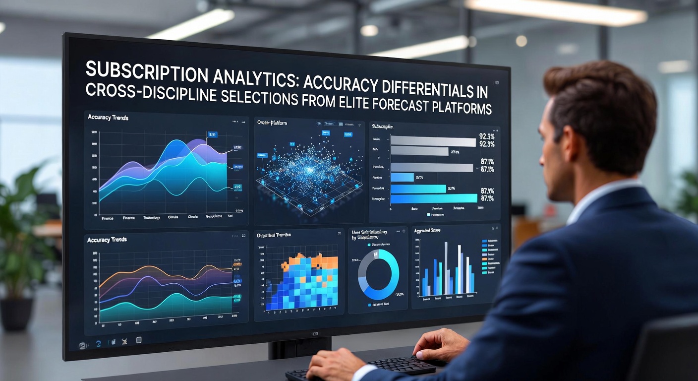 Dashboard displaying accuracy metrics for multi-sport forecast selections from premium subscription services