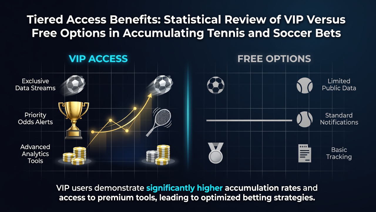 Tiered Access in Sports Betting: A Review of Performance Data for VIP and Free Accumulators in Tennis and Soccer